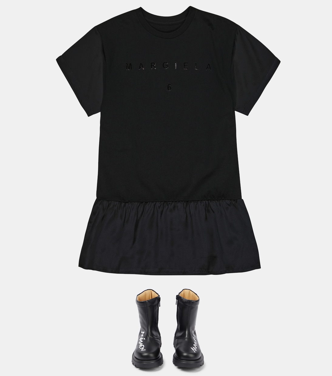 Kleid aus Baumwolle | MM6 Maison Margiela Kids