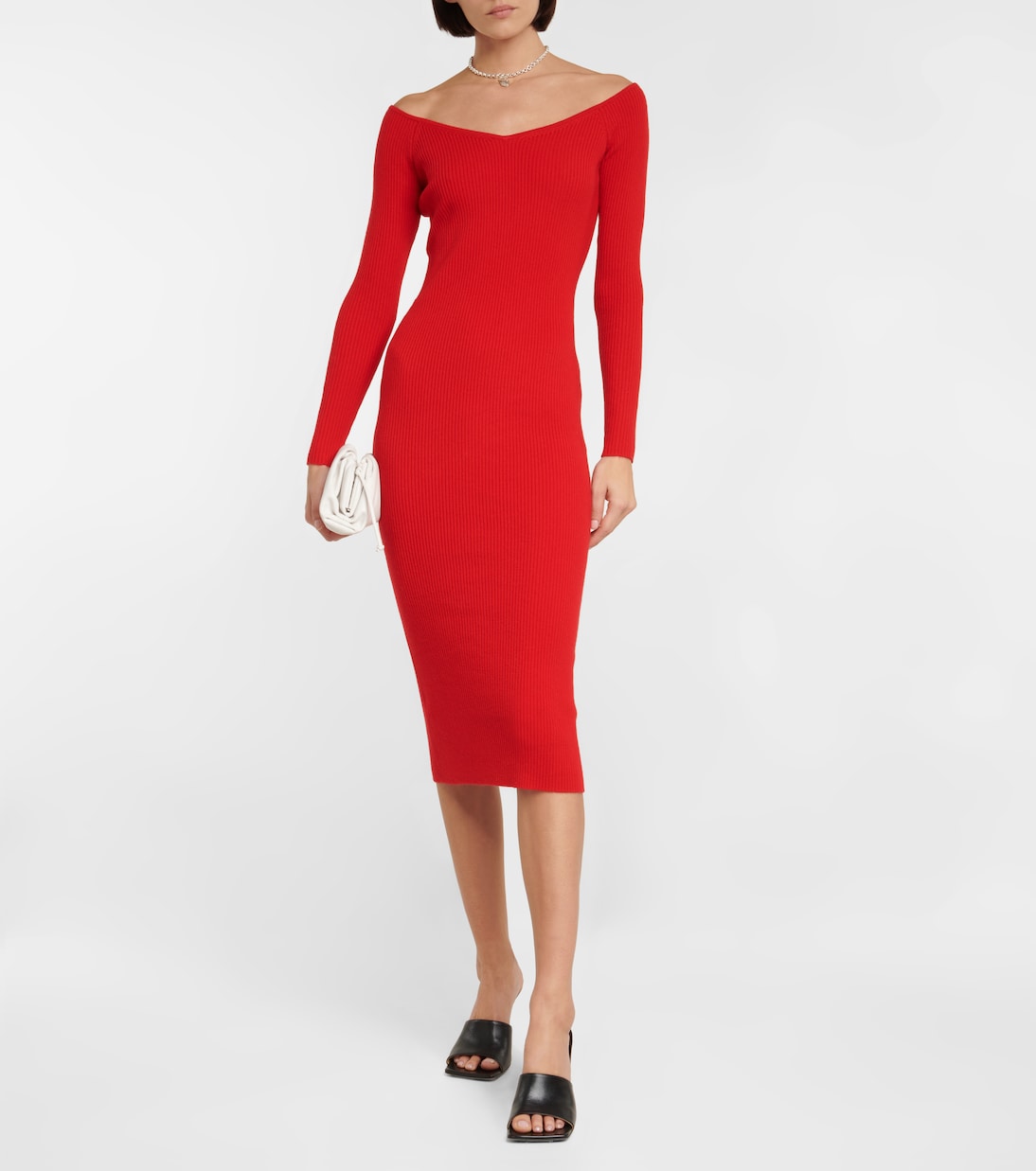 Midikleid aus einem Wollgemisch | Polo Ralph Lauren