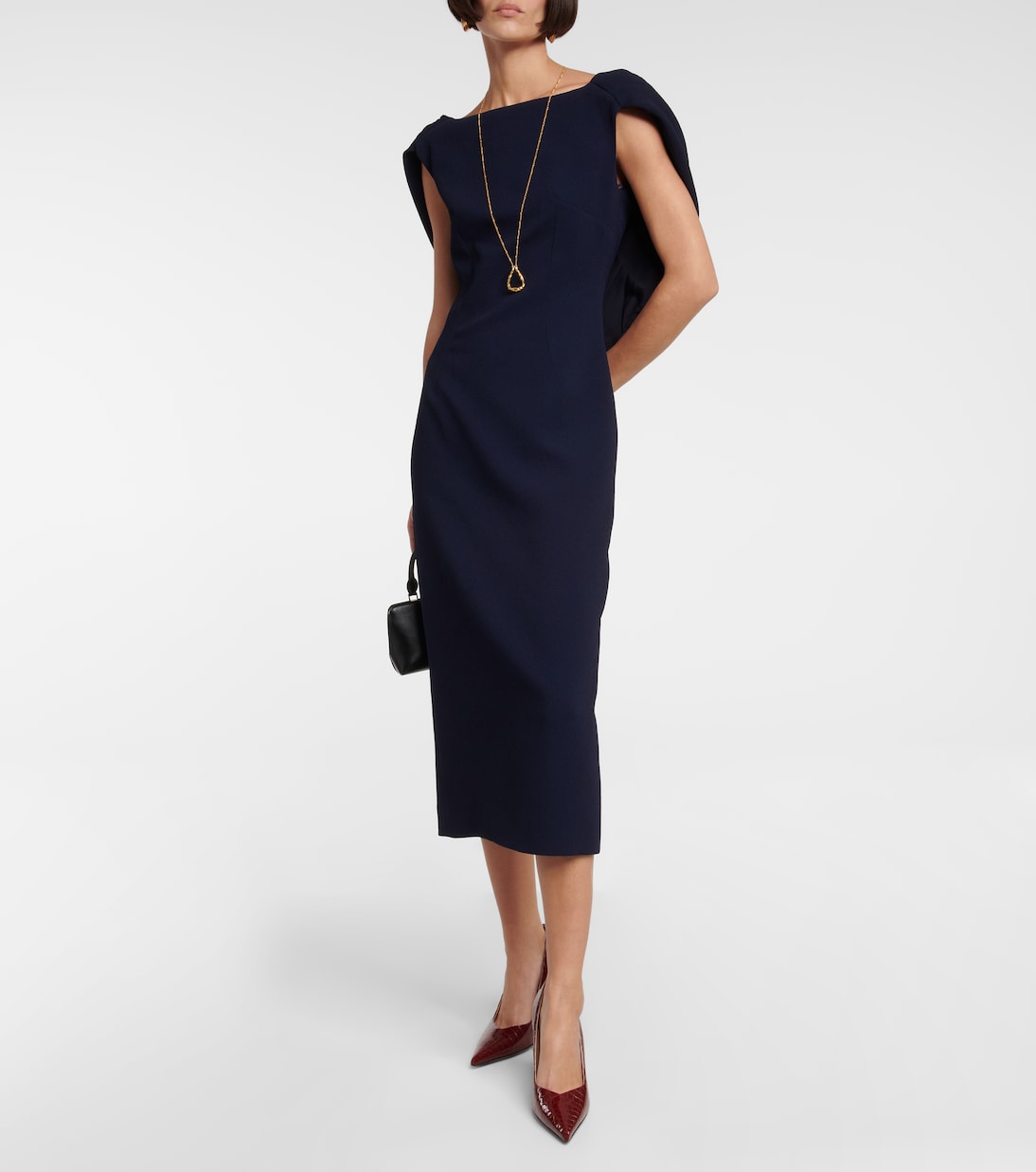Maliya crêpe midi dress | Emilia Wickstead