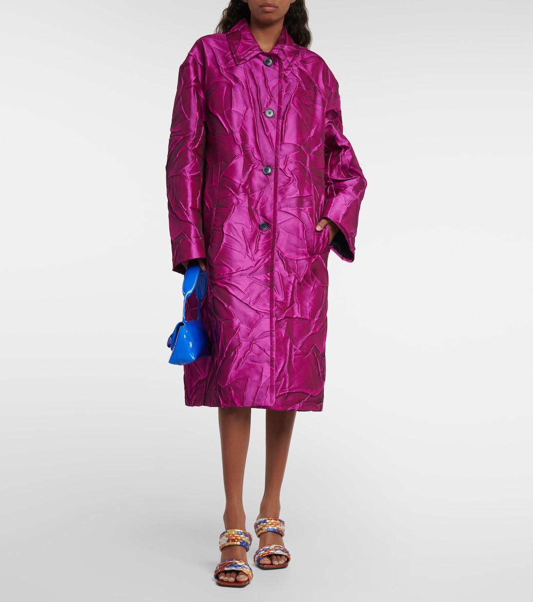 Printed leather mules | Dries Van Noten