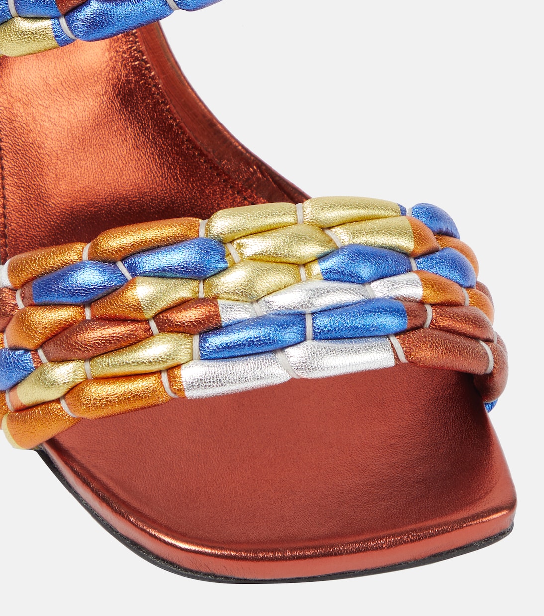Printed leather mules | Dries Van Noten