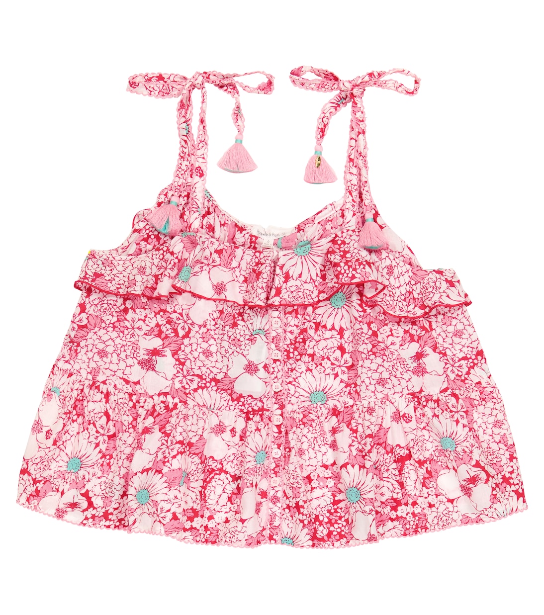 Top Astra à fleurs | Poupette St Barth Kids