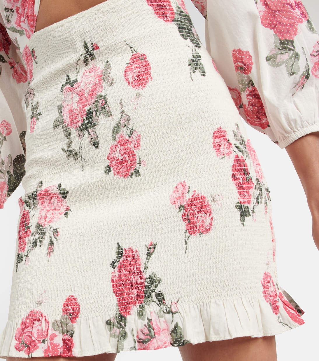 Minikleid Kyndra aus Baumwolle | LoveShackFancy