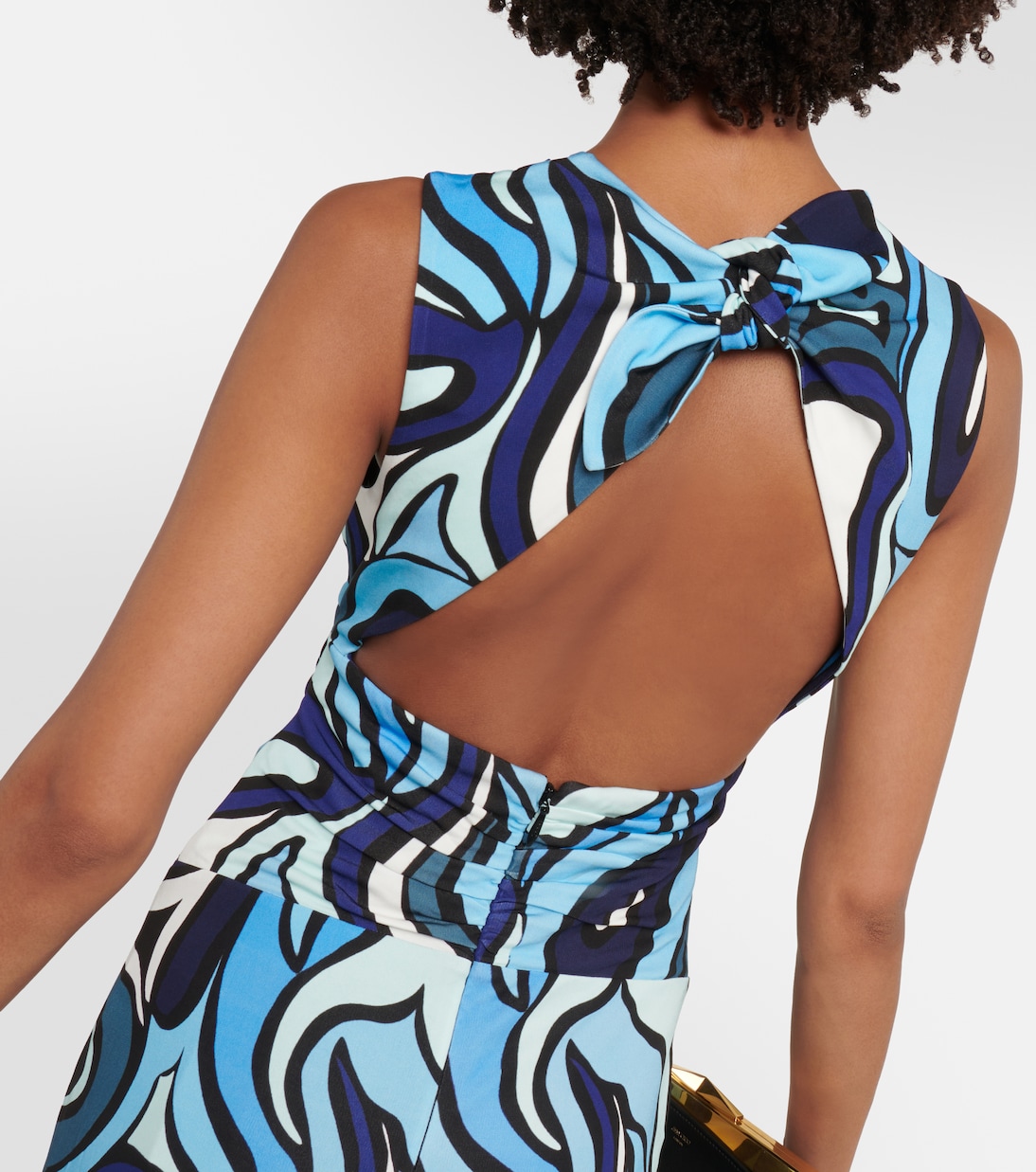 Mira printed cutout midi dress | Rebecca Vallance