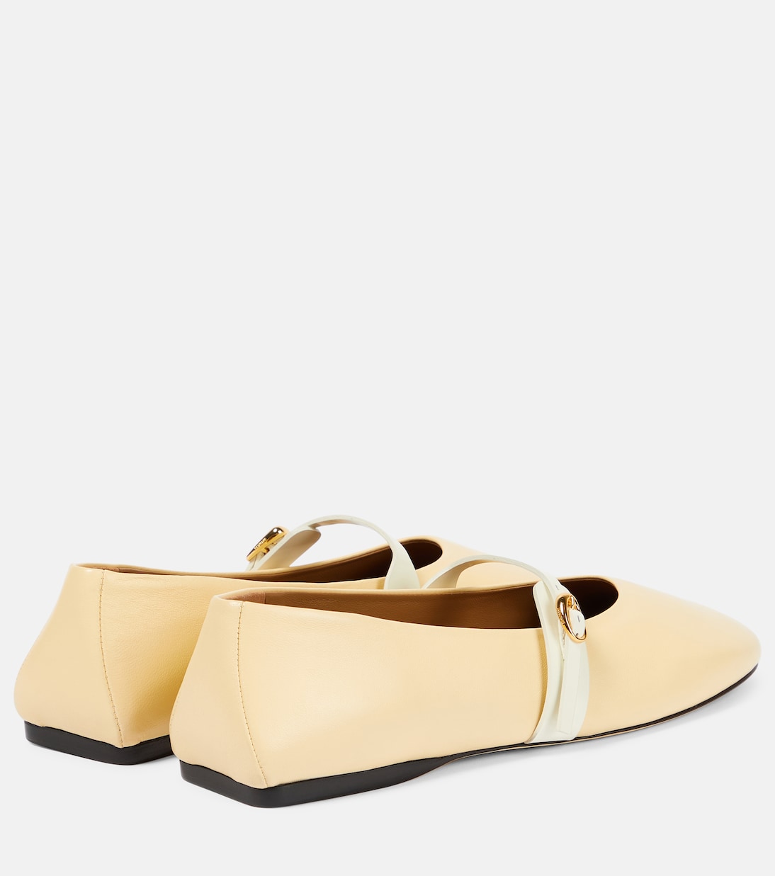 Les Ballerines Rondes leather ballet flats | Jacquemus