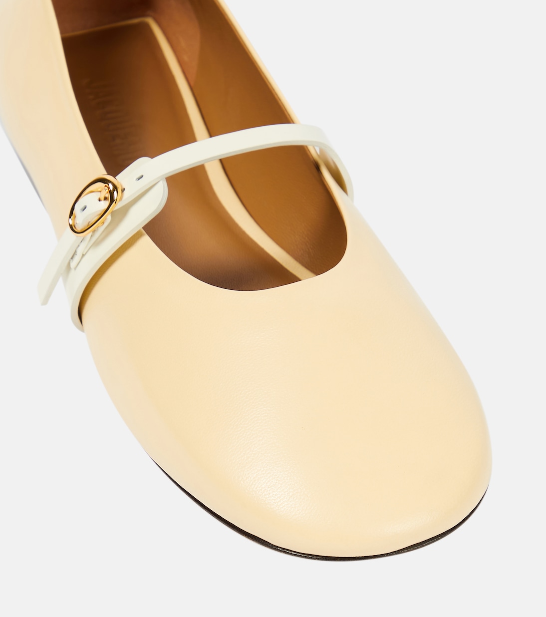 Les Ballerines Rondes leather ballet flats | Jacquemus