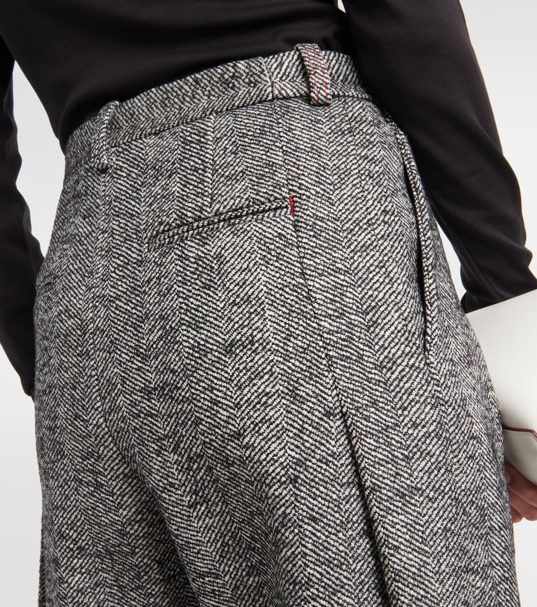 Pantalon ample en laine mélangée | Victoria Beckham