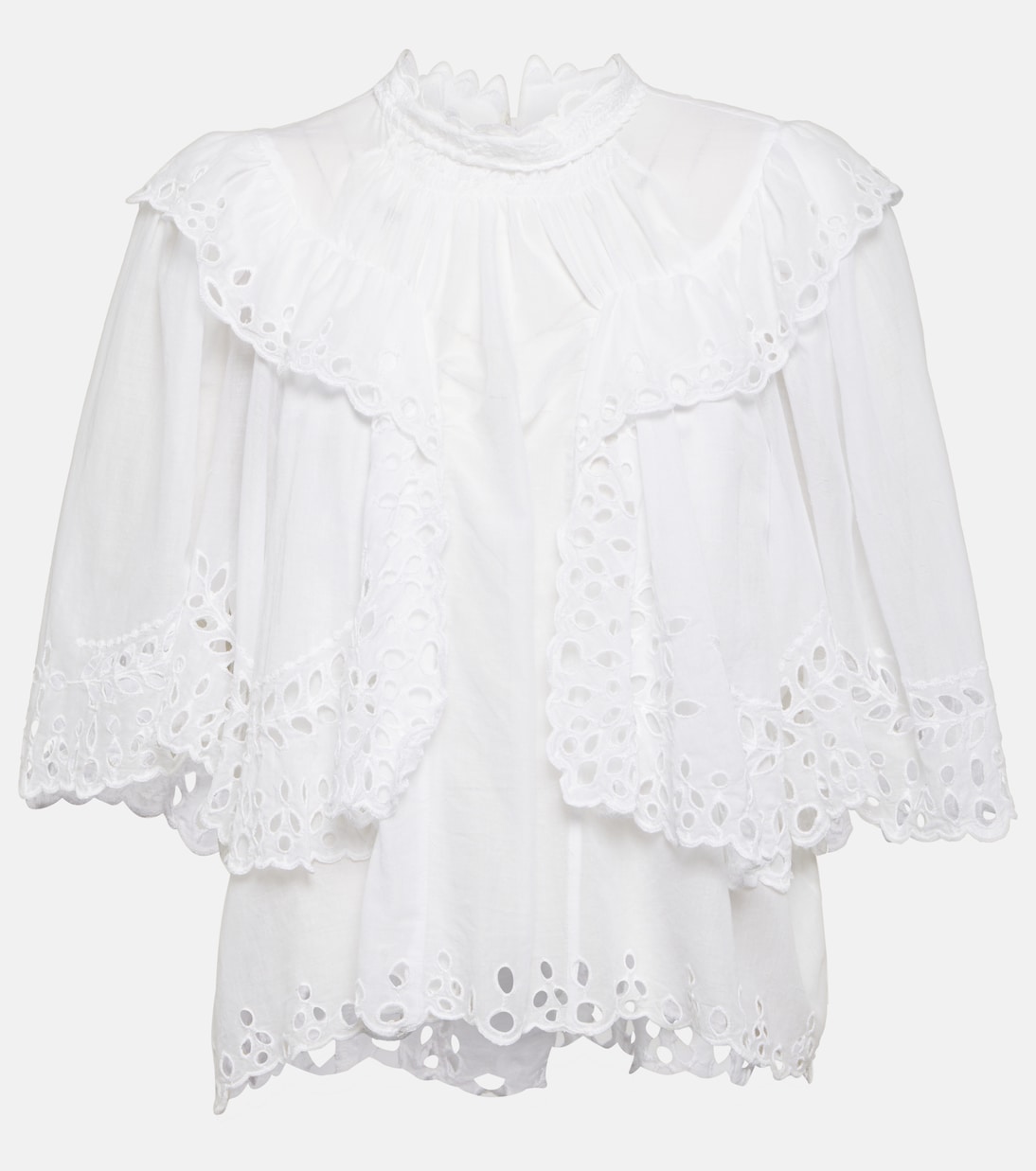 Blouse Katia brodée en coton | Marant Etoile
