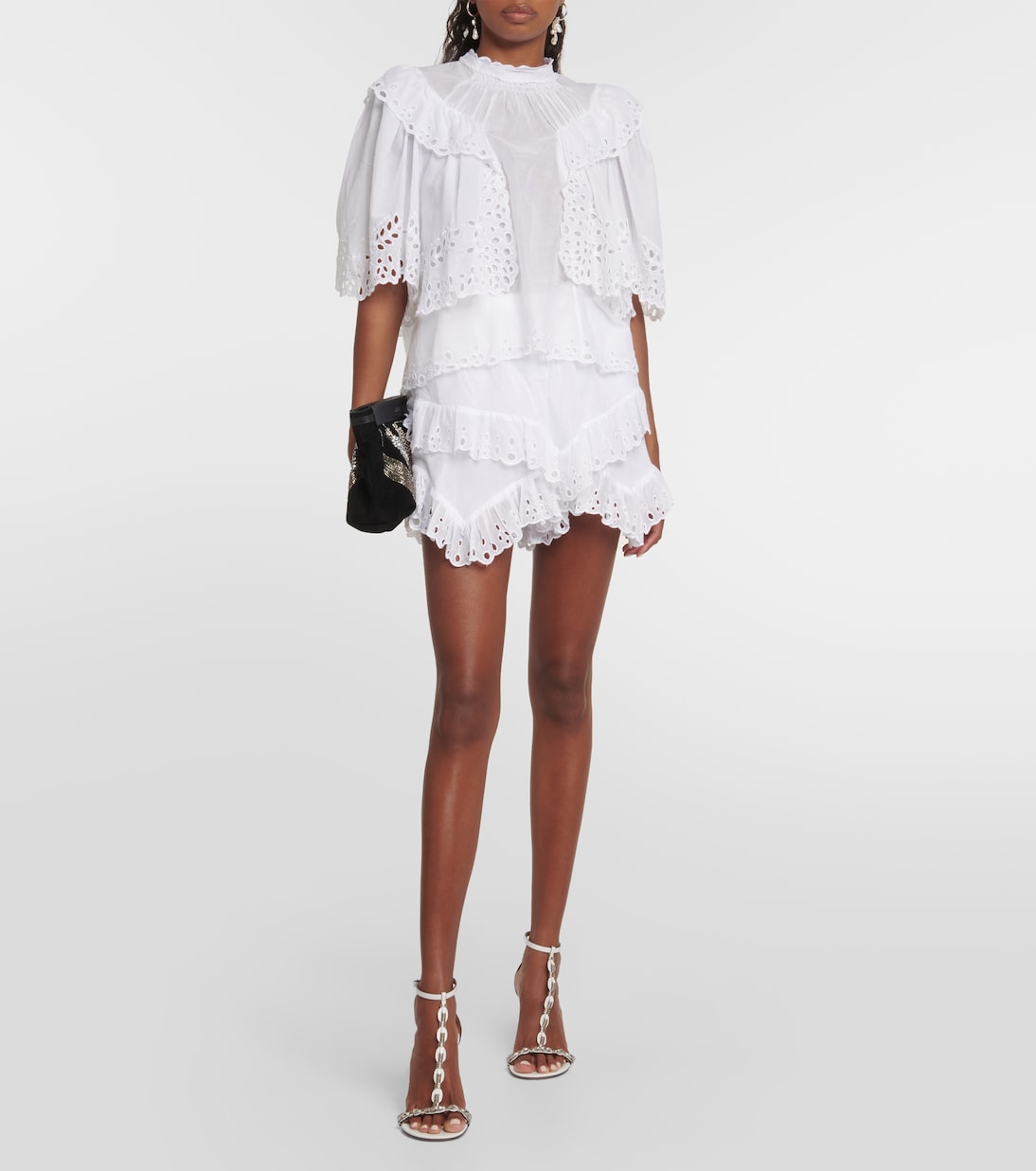 Blouse Katia brodée en coton | Marant Etoile