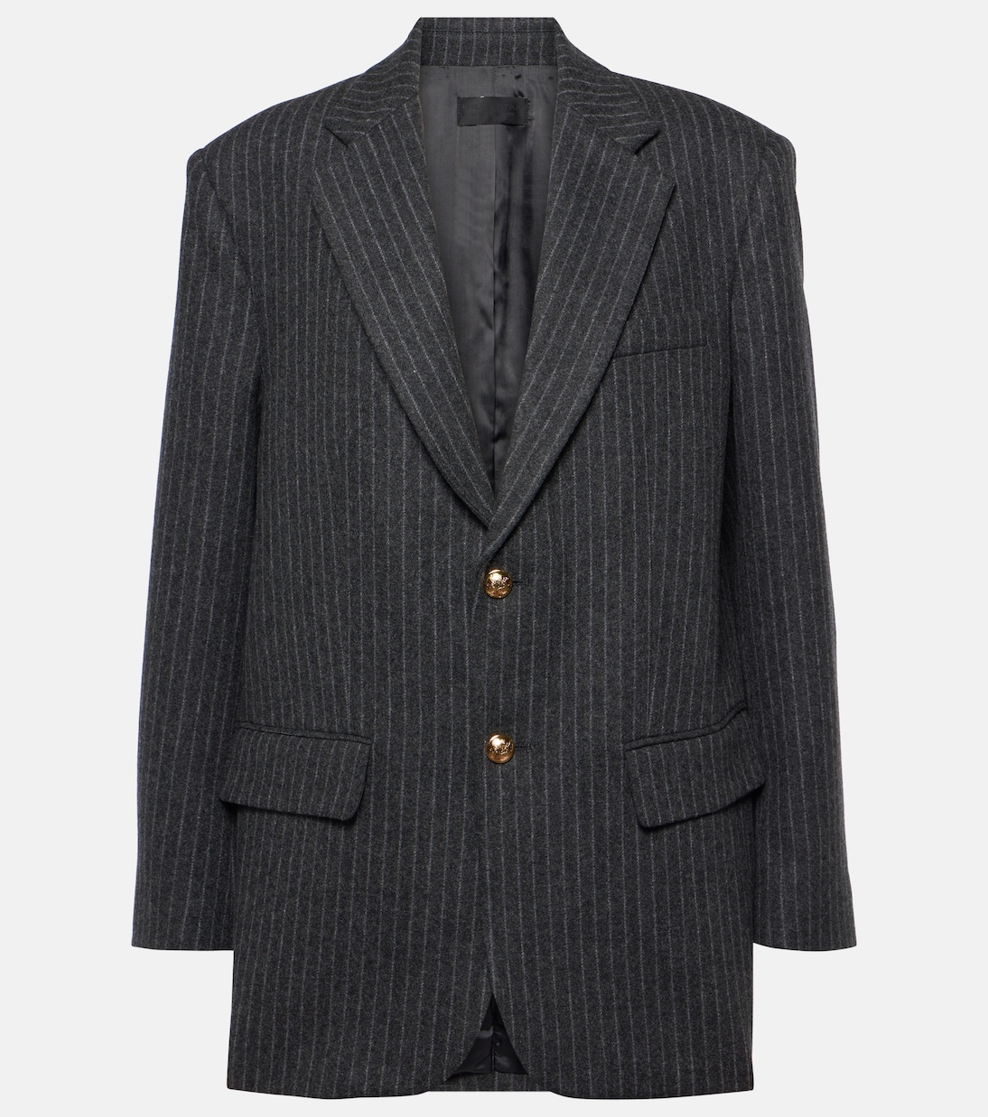 Boyfriend striped virgin wool jacket | Nili Lotan