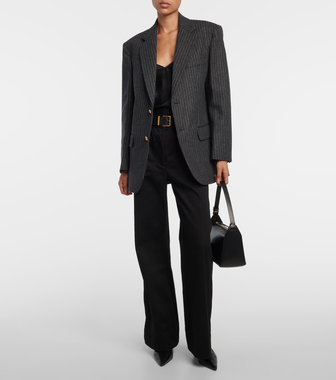 Boyfriend striped virgin wool jacket | Nili Lotan
