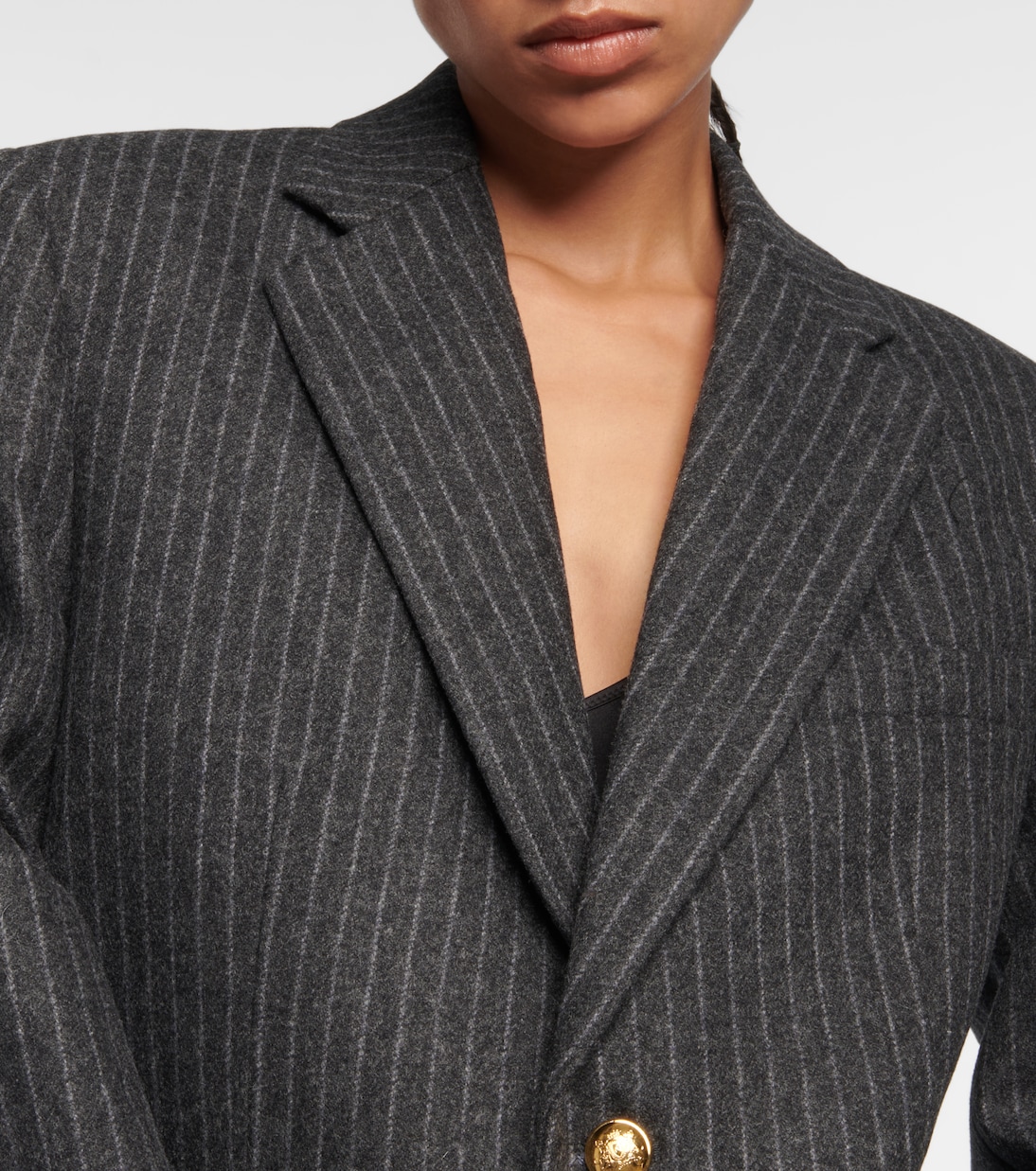 Boyfriend striped virgin wool jacket | Nili Lotan