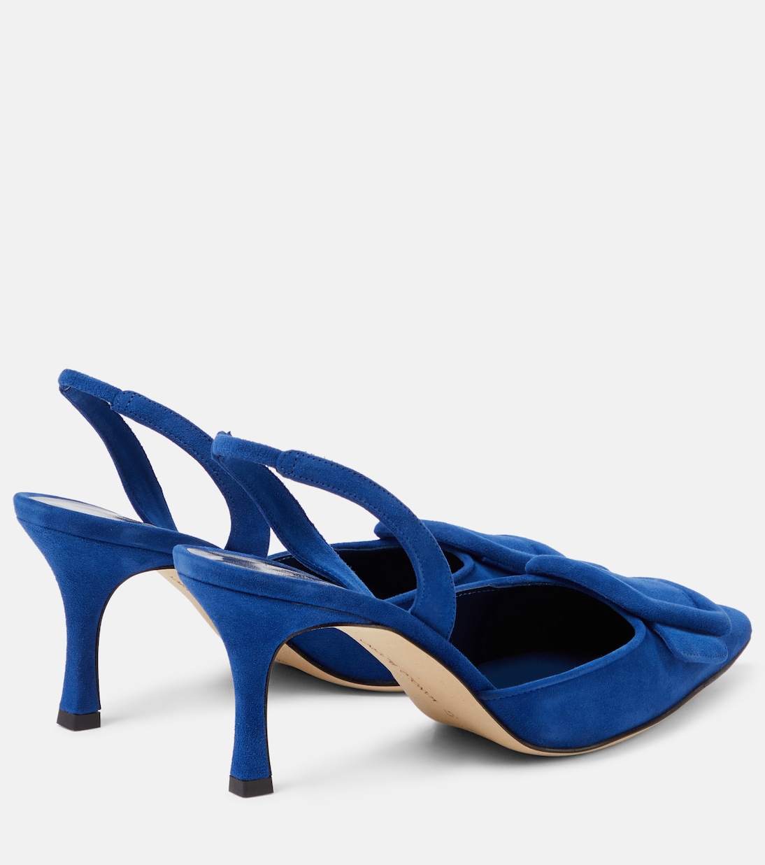 Slingback-Pumps Maysli aus Veloursleder | Manolo Blahnik