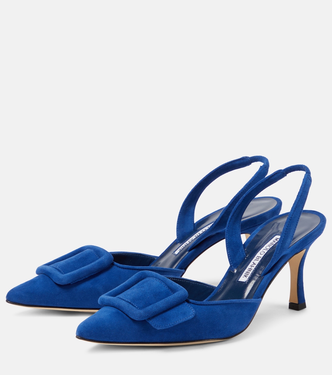 Slingback-Pumps Maysli aus Veloursleder | Manolo Blahnik