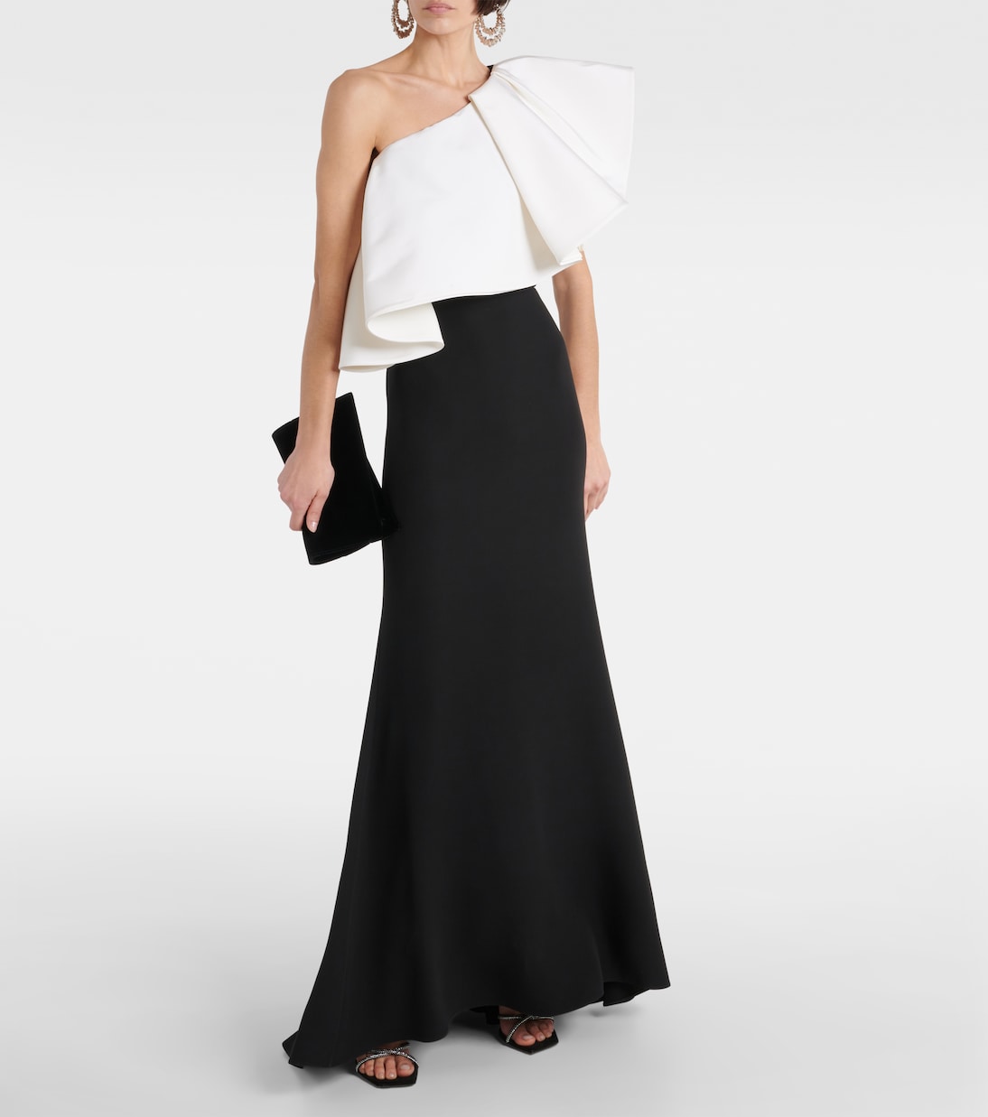One-Shoulder-Top aus Seide | Carolina Herrera
