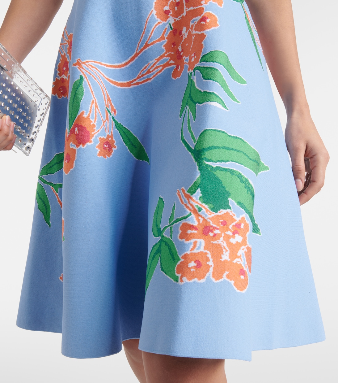 Vestido midi floral | Carolina Herrera