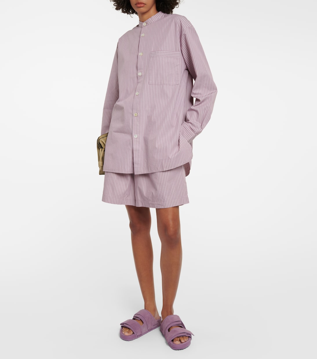 x Tekla camisa de pijama de algodón a rayas | Birkenstock 1774