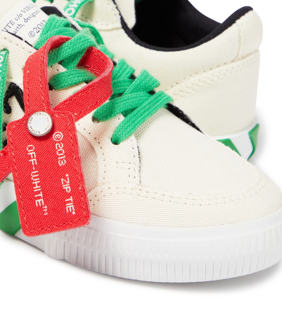 Low Vulcanized leather sneakers | Off-White Kids