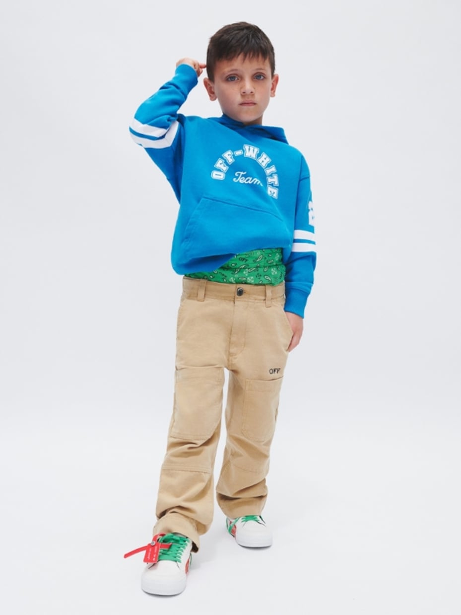 Low Vulcanized leather sneakers | Off-White Kids