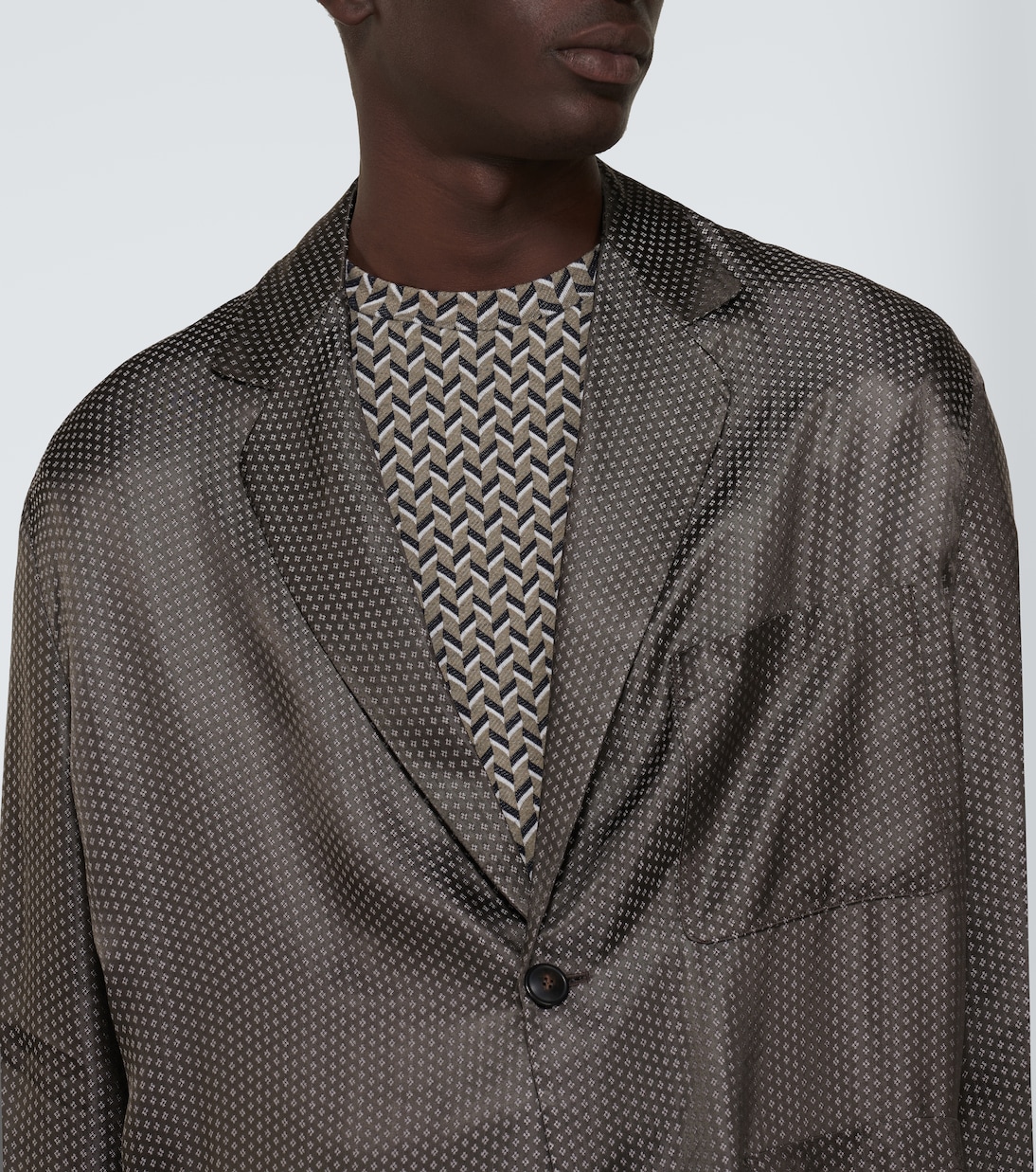 Anzugjacke aus Jacquard | Giorgio Armani