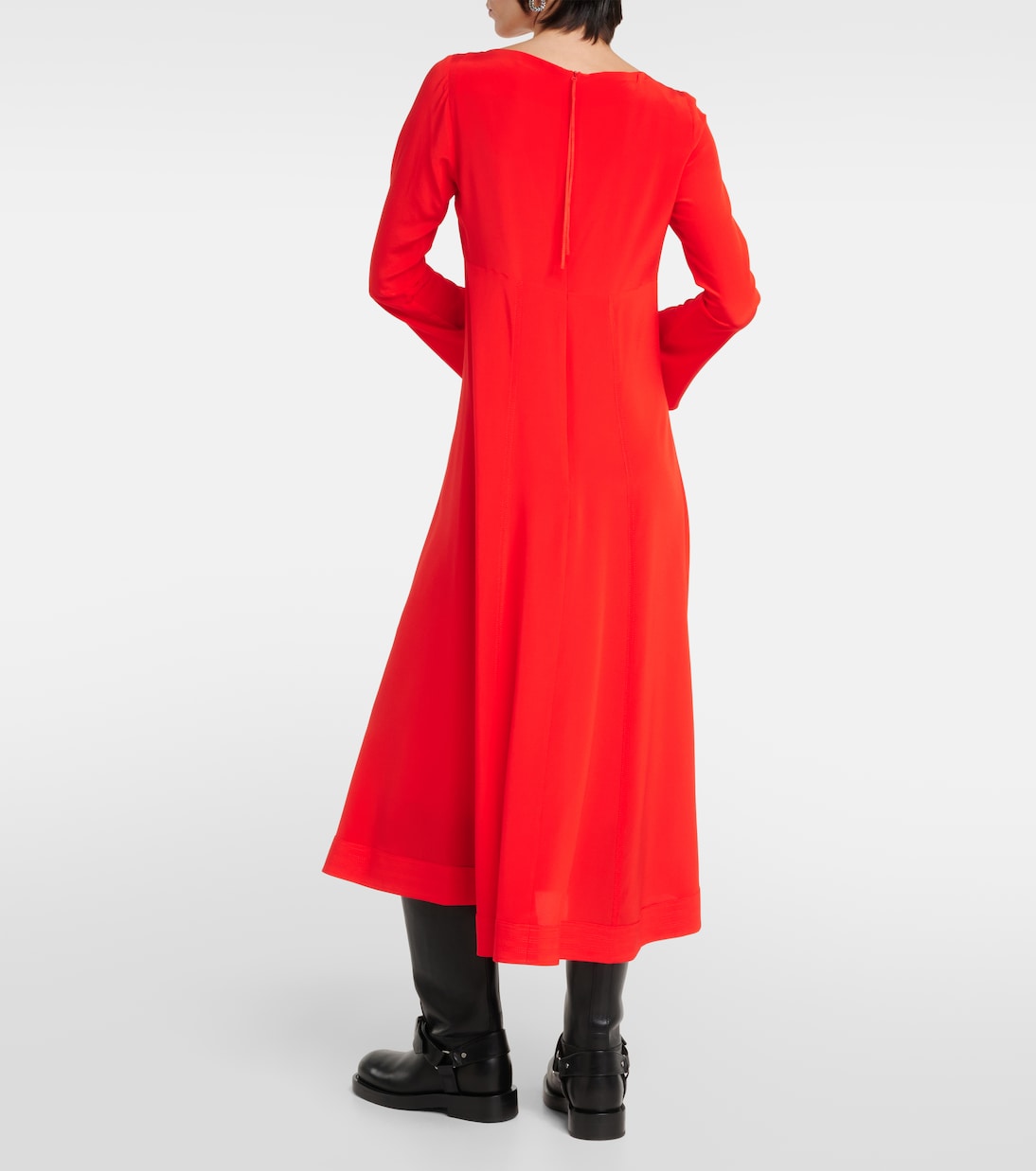 Midikleid Sophisticated Volumes aus Seide | Dorothee Schumacher