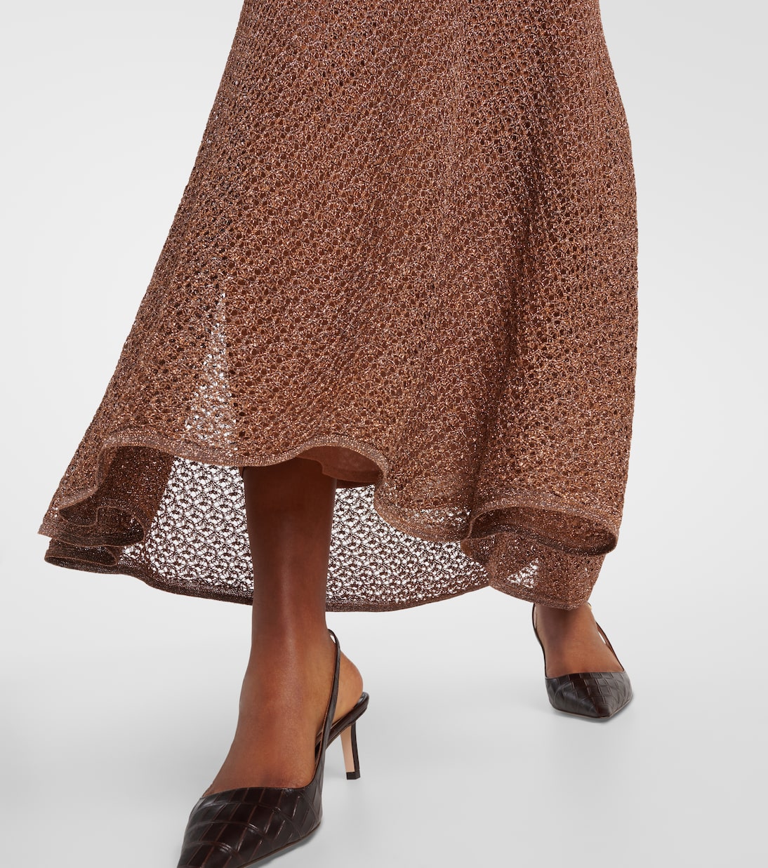 Open-knit Lurex® maxi dress | Tom Ford