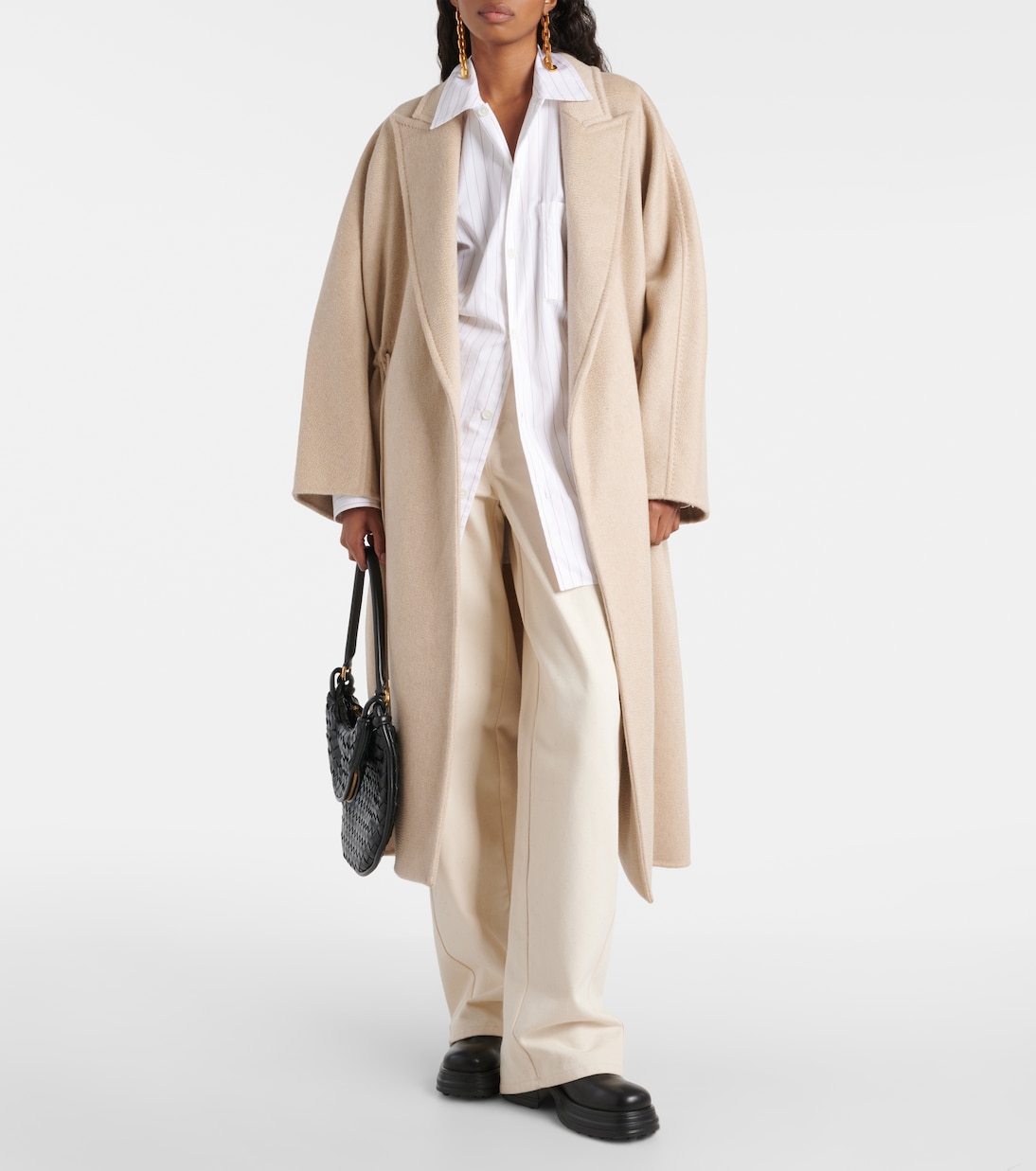 Abrigo oversized Bertone de cachemir | Max Mara