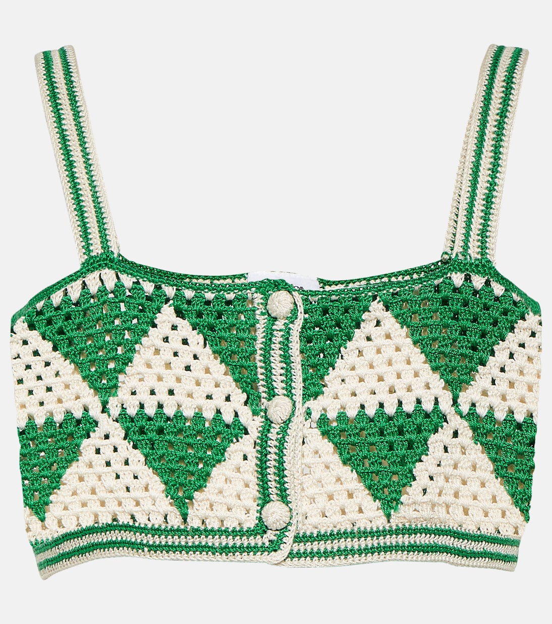 Cropped-Top Maija aus Häkelstrick | Anna Kosturova