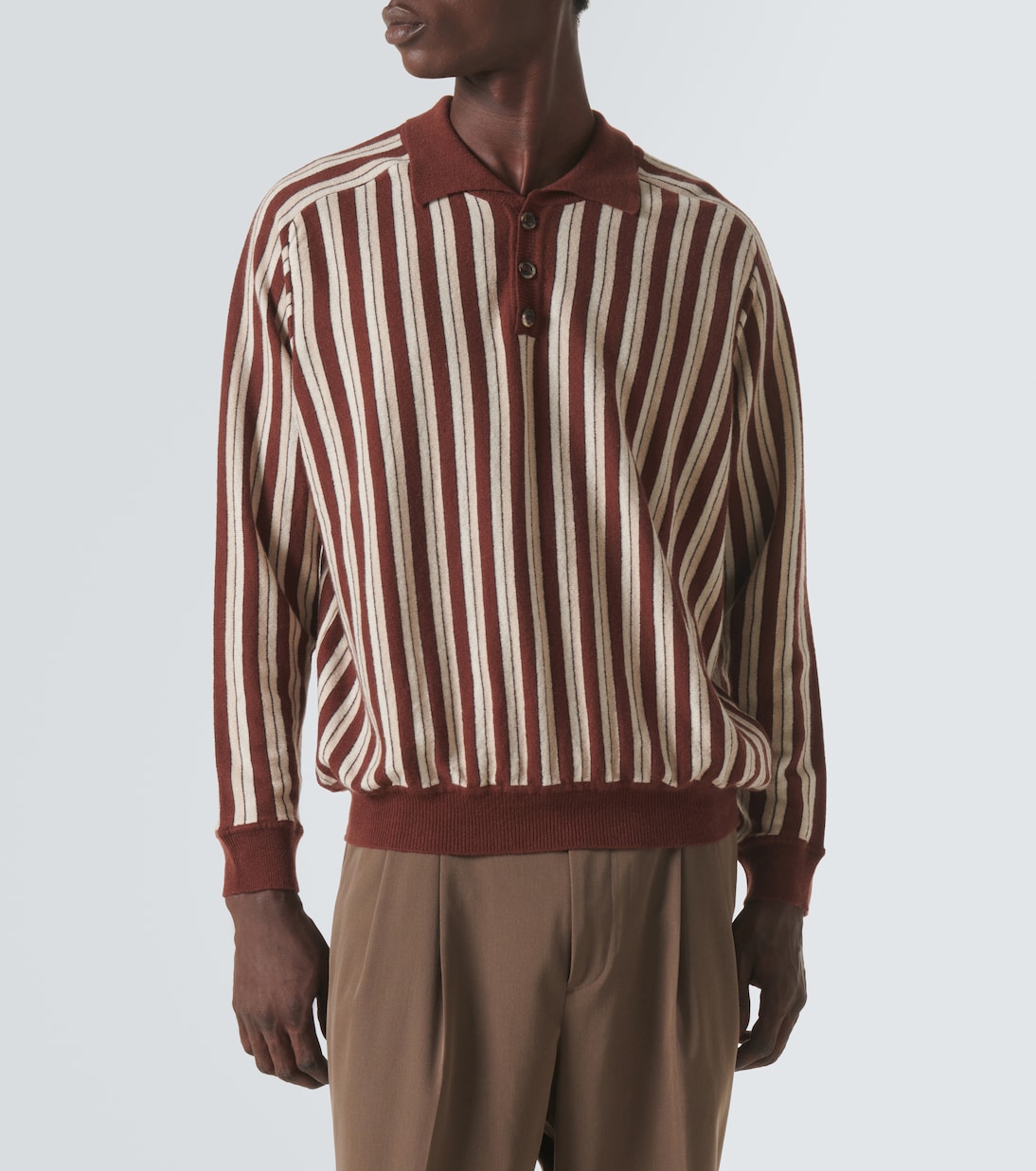 Polopullover Hogan Stripe aus Wolle und Kaschmir | Bode