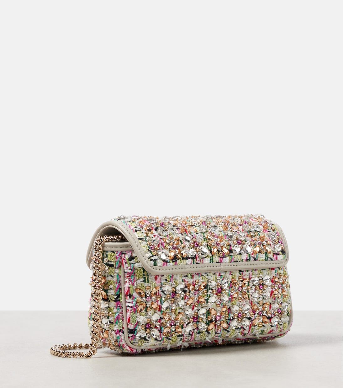 Borsa GG Marmont Mini in tweed | Gucci