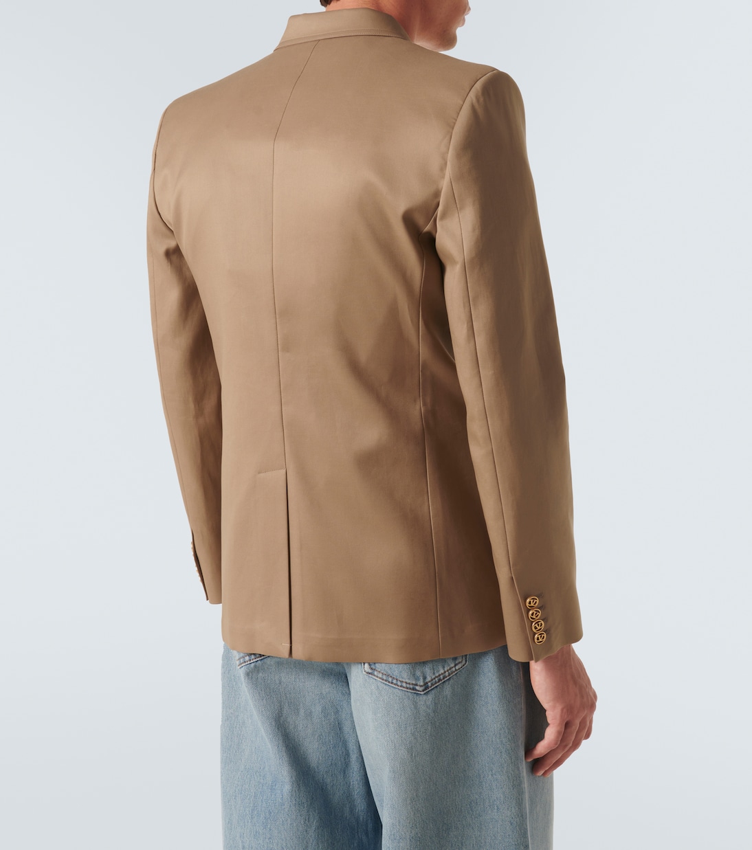 Blazer VLogo Signature de satén de algodón | Valentino