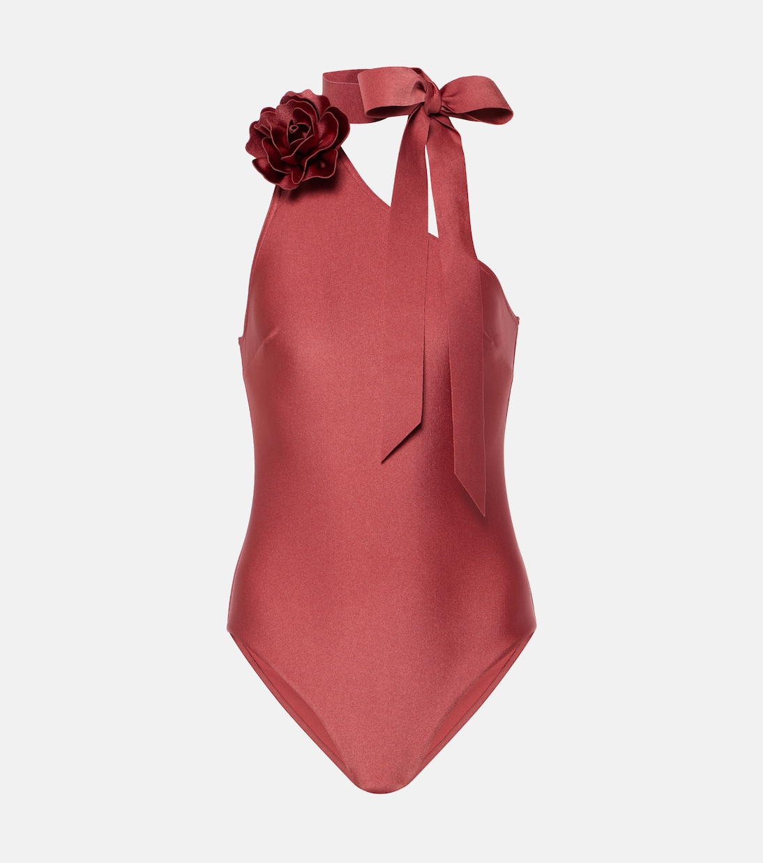 Bañador Waverly asimétrico con aplique floral | Zimmermann