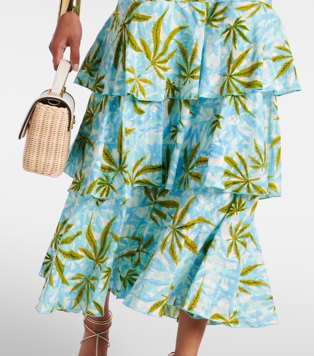 Abito lungo Cate in cotone con stampa | Diane von Furstenberg