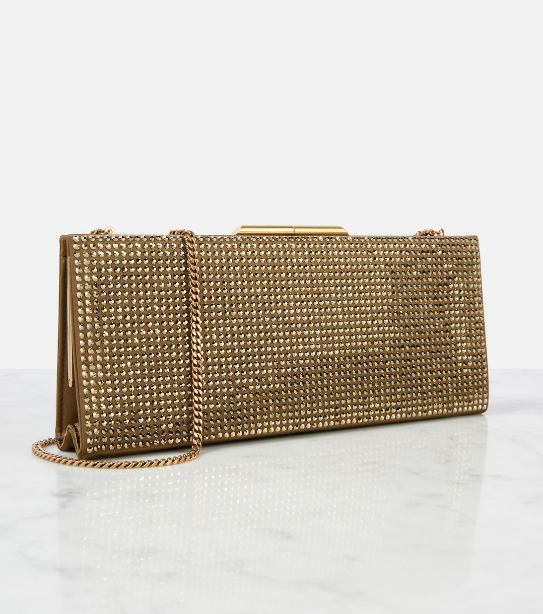 Pochette Midnight Small à cristaux | Saint Laurent