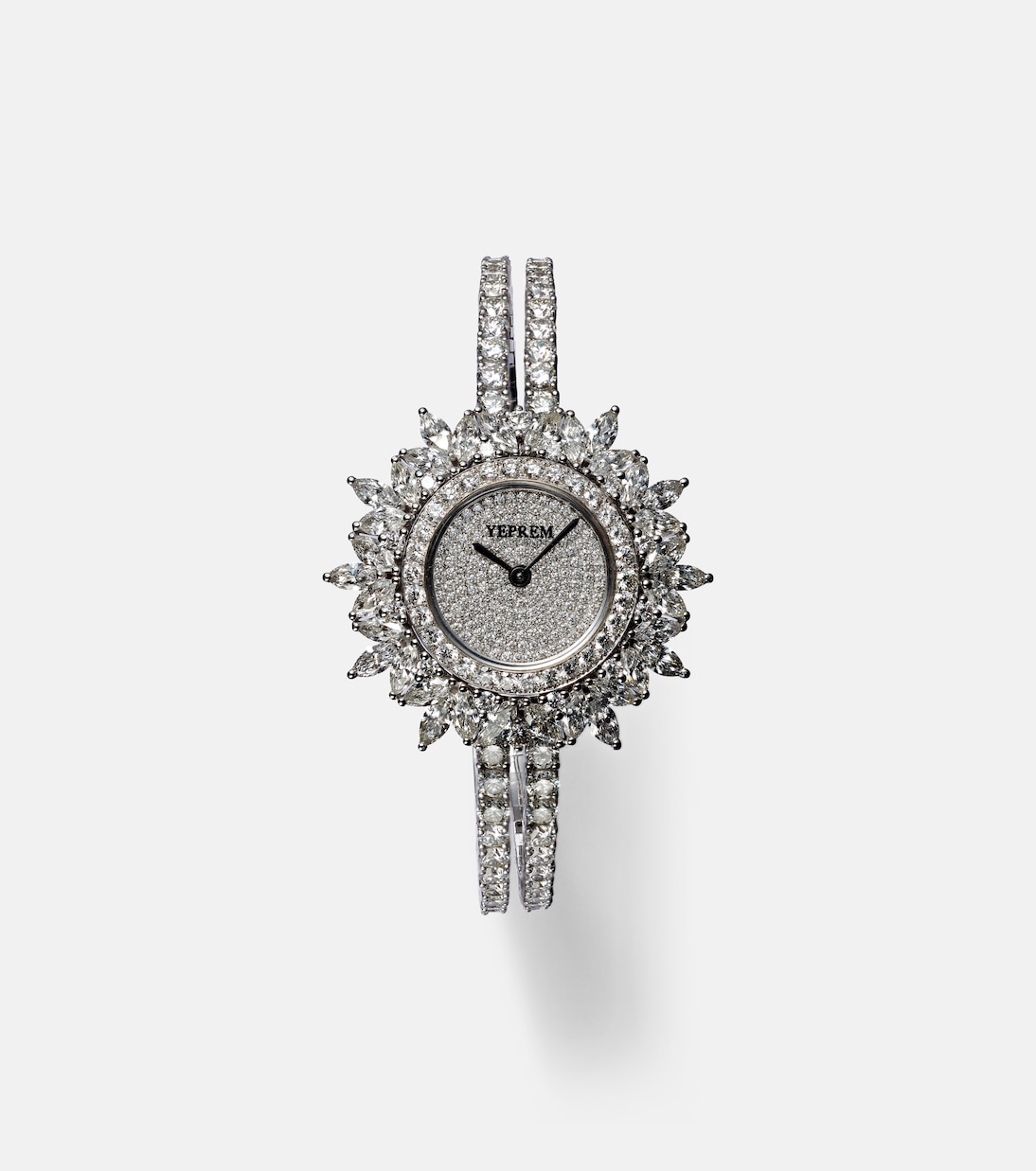 Montre Y-Momento en or blanc 18 ct et diamants | Yeprem