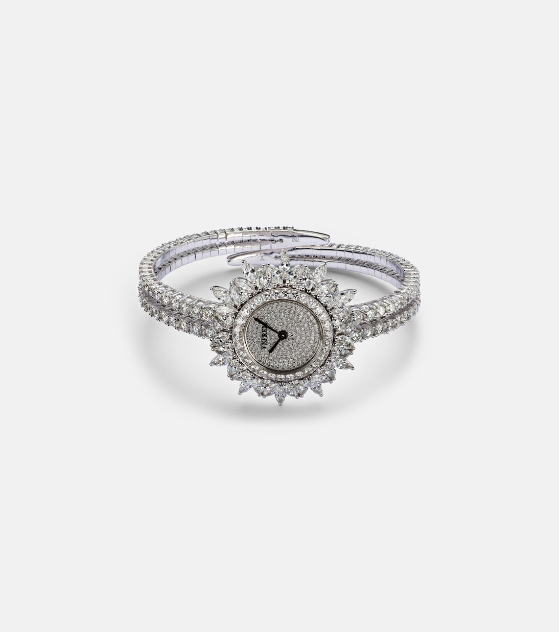 Montre Y-Momento en or blanc 18 ct et diamants | Yeprem