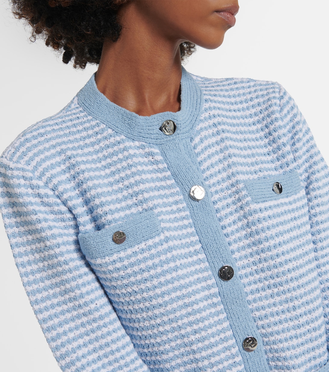 Cárdigan Kendra de mezcla de algodón | Tory Burch