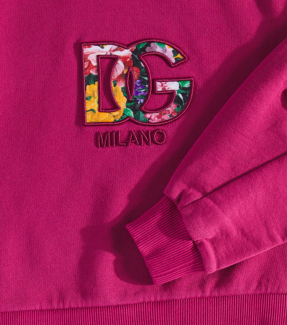 Sudadera de jersey de algodón con DG | Dolce&Gabbana Kids