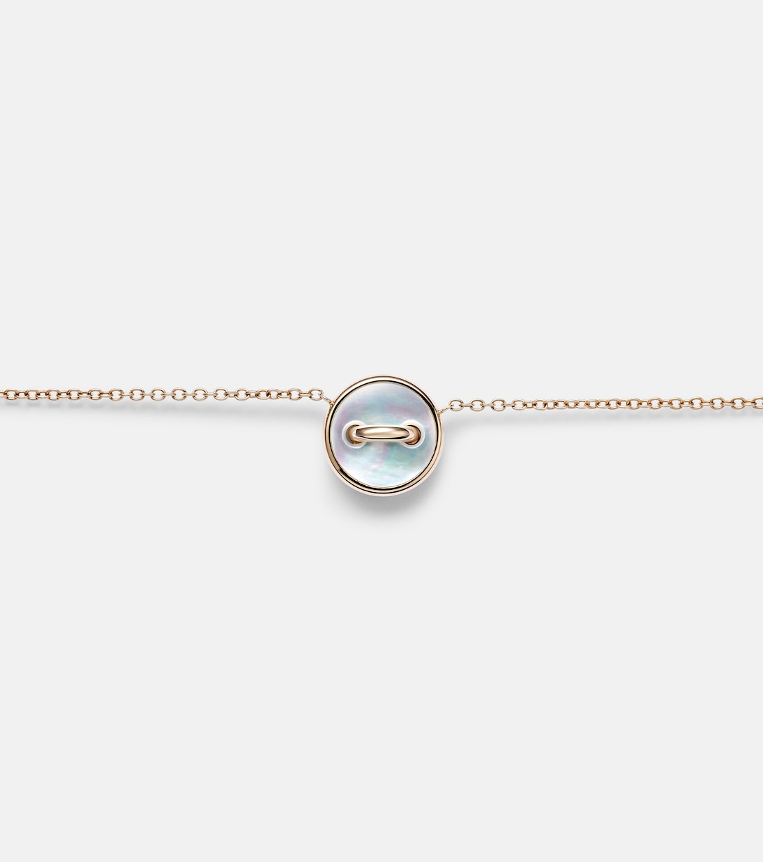 Collana Pom Pom Dot in oro rosa 18kt con pietre preziose e madreperla | Pomellato