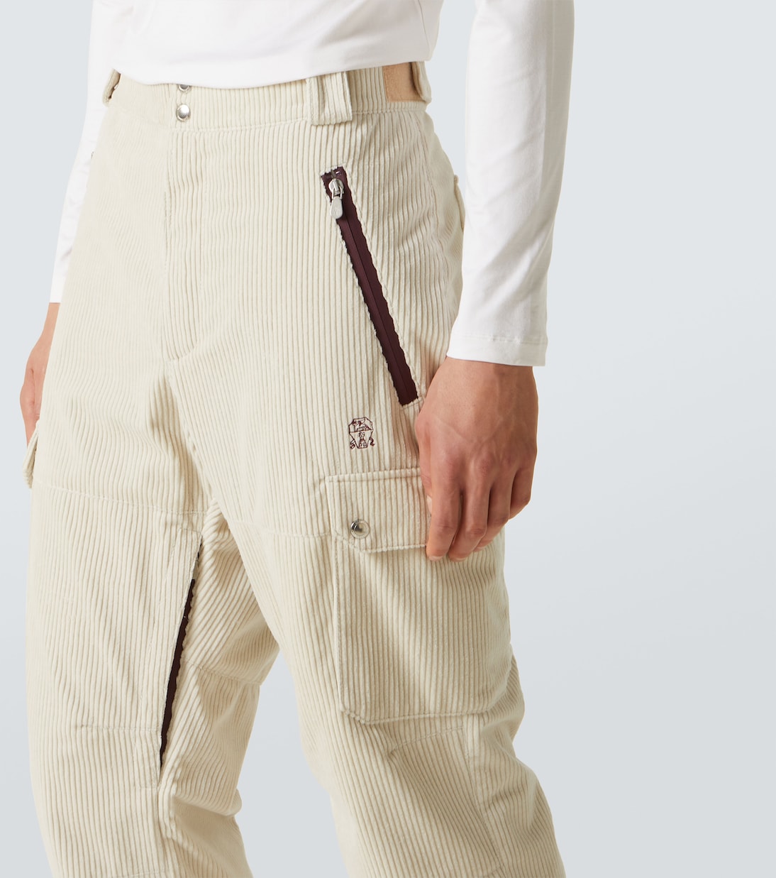 Skihose aus Baumwolle und Kaschmir | Brunello Cucinelli