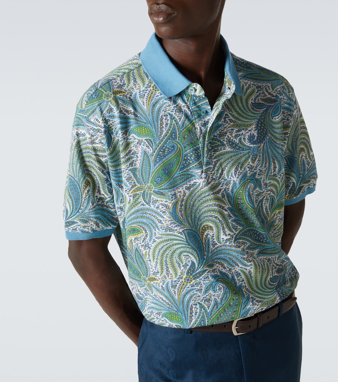 Roma paisley cotton polo shirt | Etro