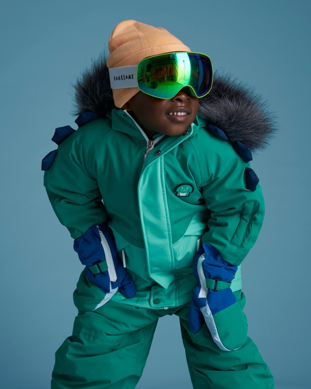 Logo ski goggles | Roarsome