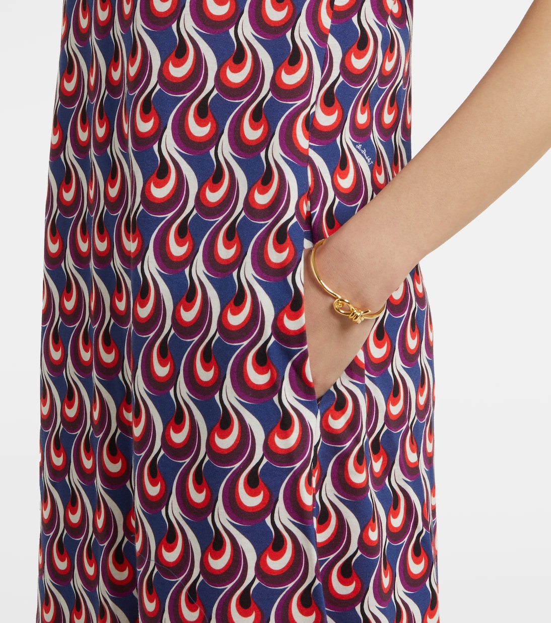 Vestido Midilargo Deportivo con Estampado Vibrante de La Doublej para Jóvenes