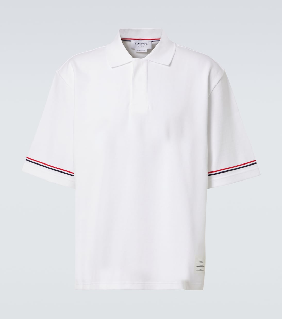 Polo RWB Stripe in cotone | Thom Browne