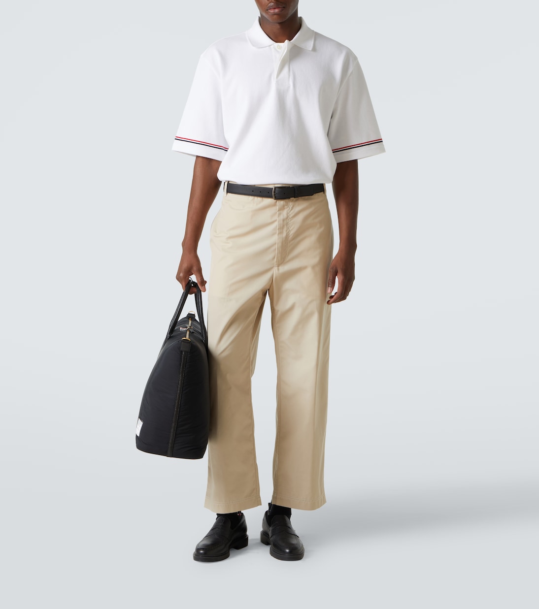 Polo RWB Stripe in cotone | Thom Browne