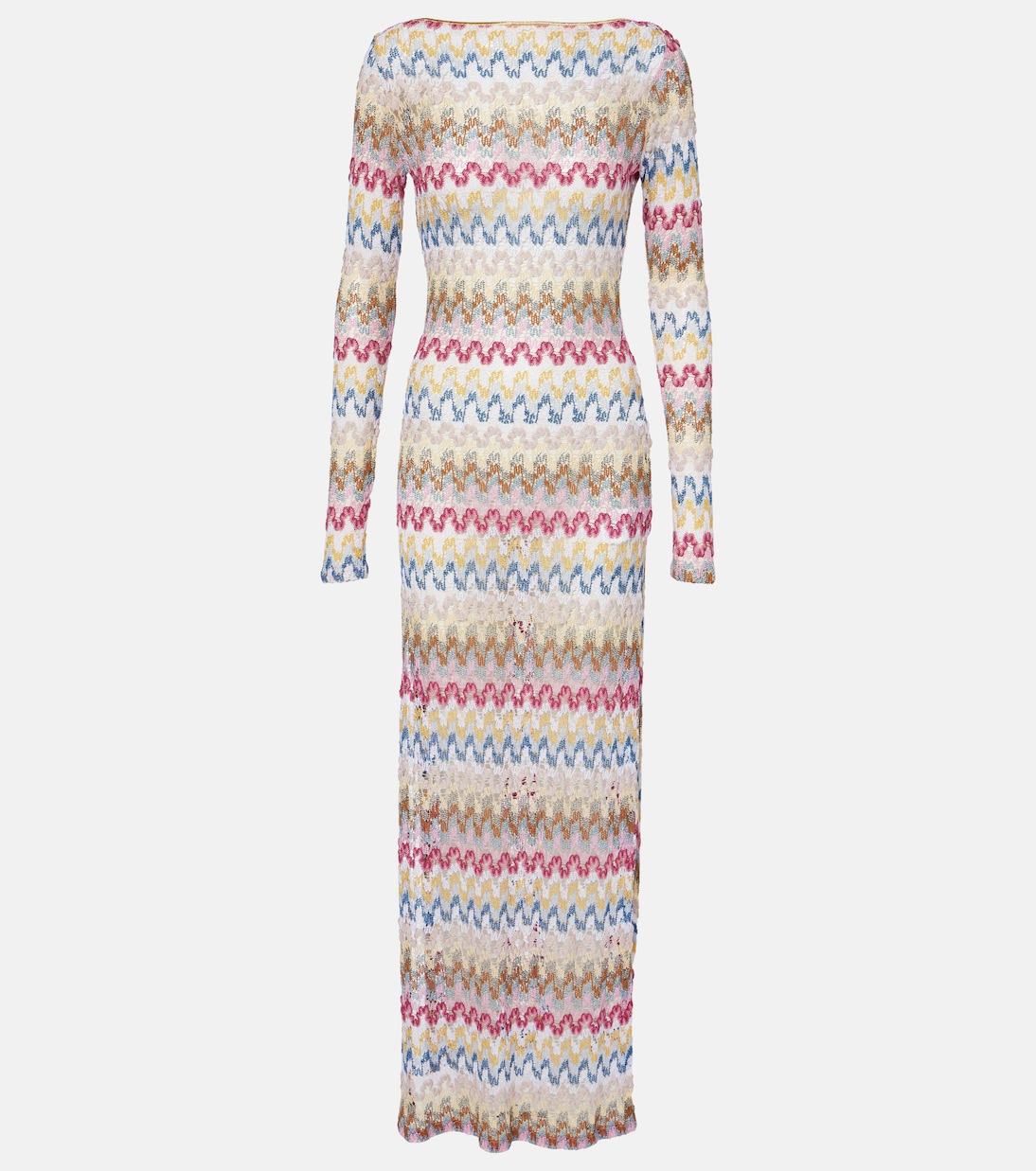 Abito lungo in crochet con lamé | Missoni