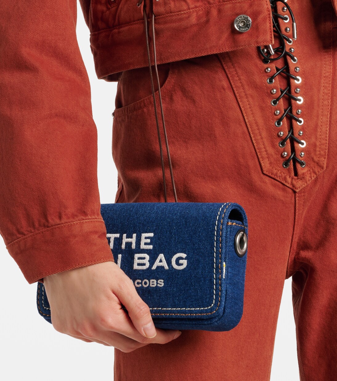 Borsa a tracolla The Mini in denim | Marc Jacobs