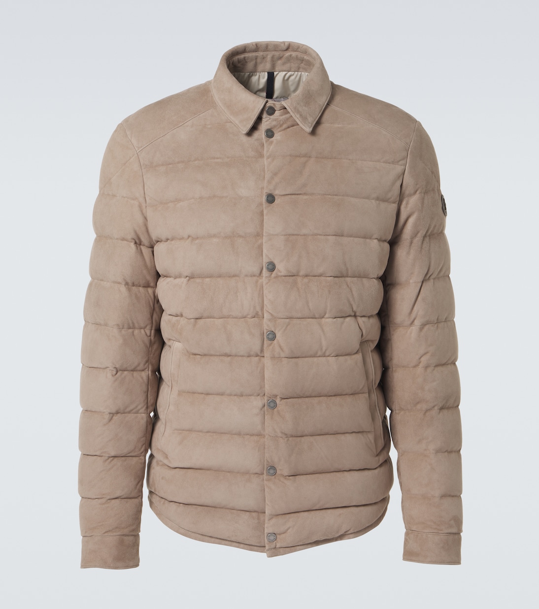 Piumino Etale in suede | Moncler
