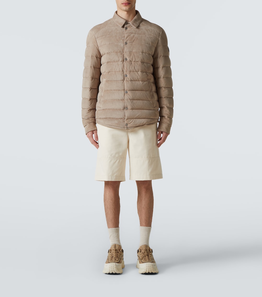 Piumino Etale in suede | Moncler