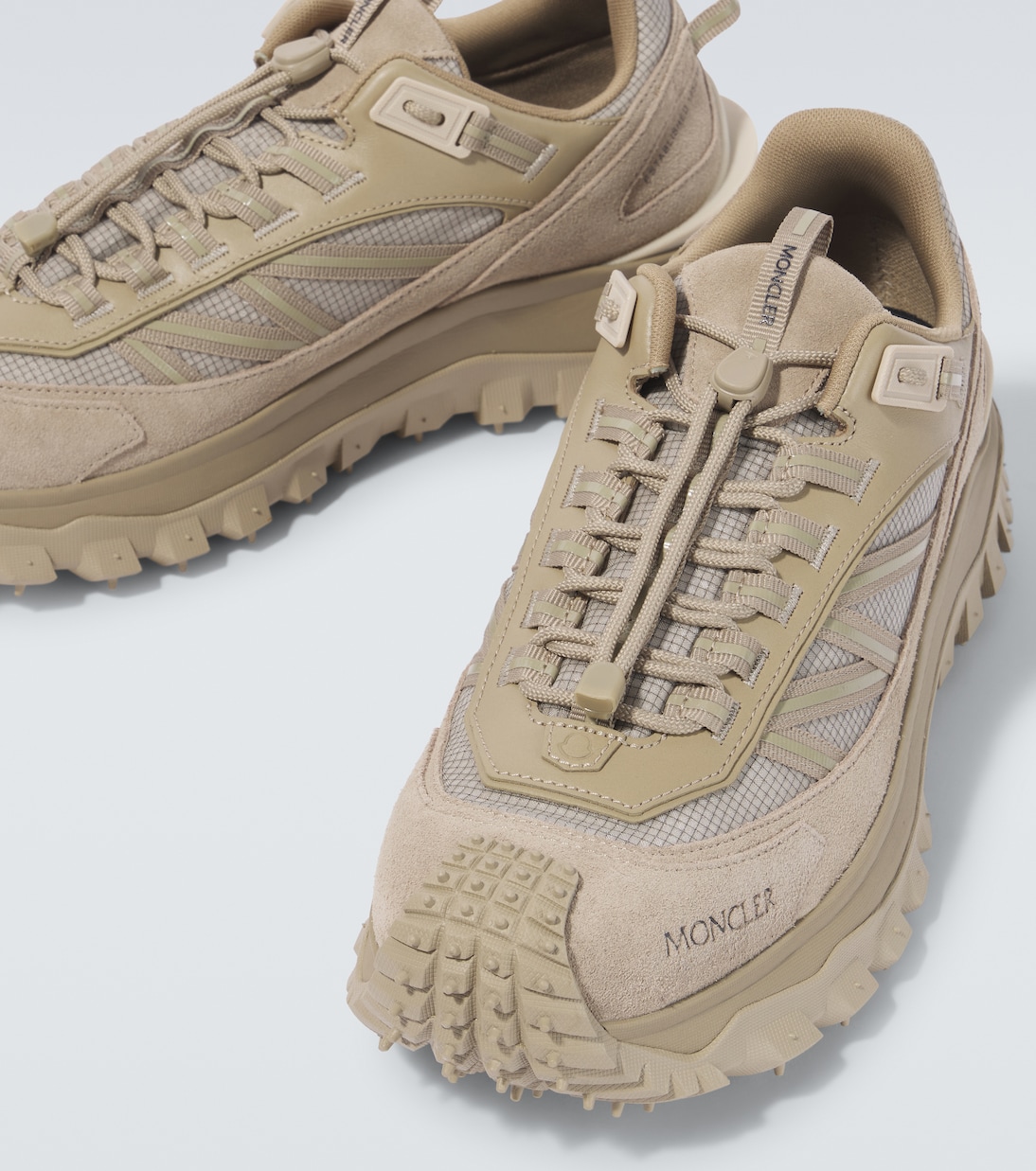 Baskets Trailgrip en cuir et daim | Moncler